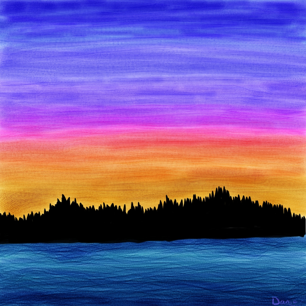 Sunset On The Inlet Jedi Jaz S Art Blog